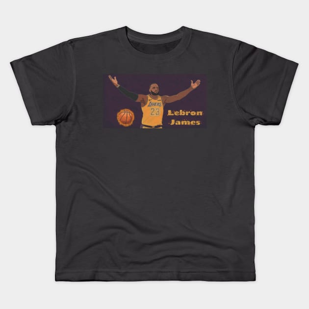 Basketball Kids T-Shirt by ArtsyPieces